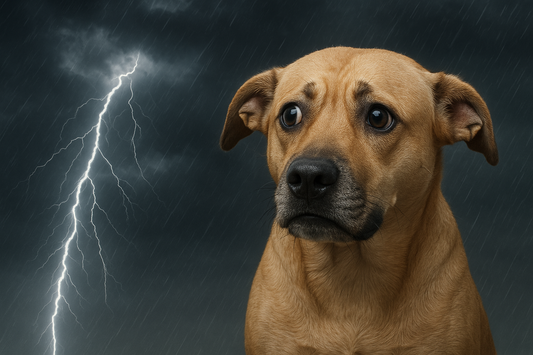 Quando il cielo fa paura: aiutare il cane a superare la paura del temporale