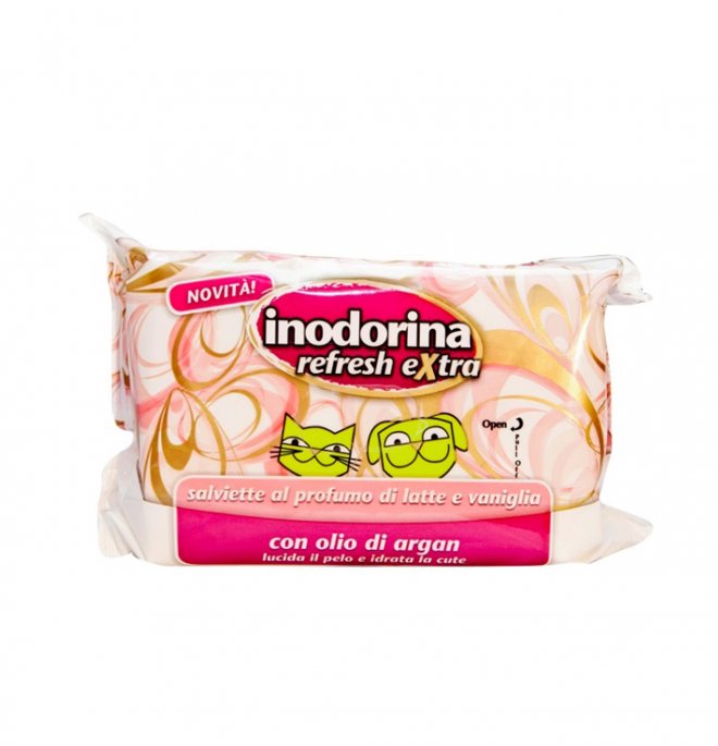 INODORINA SALVIETTE AL LATTE VANIGLIA DA 40 PZ