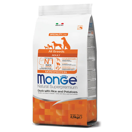 Monge all breeds puppy & junior - duck - 12 kg