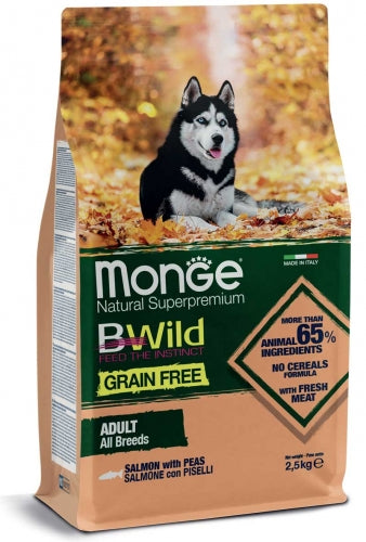 Monge Bwild 12 kg - salmon and peas