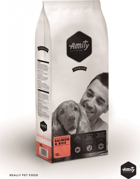 AMITY PREMIUM DOG SALMON & RICE - adult - 15 kg