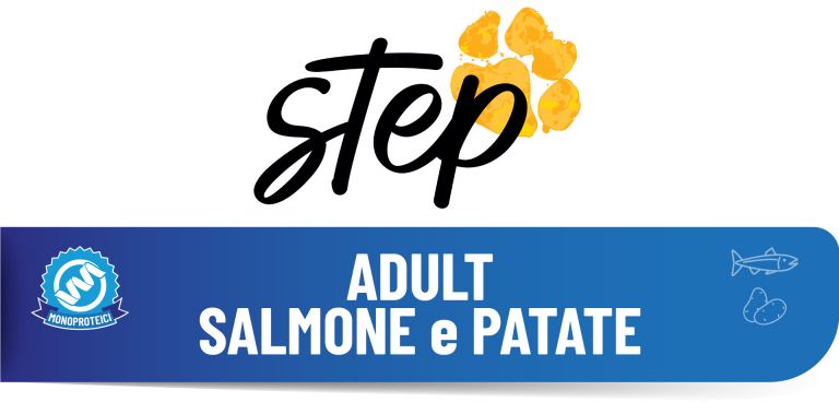 Step salmone e patate - monoproteico - 15 kg- adult