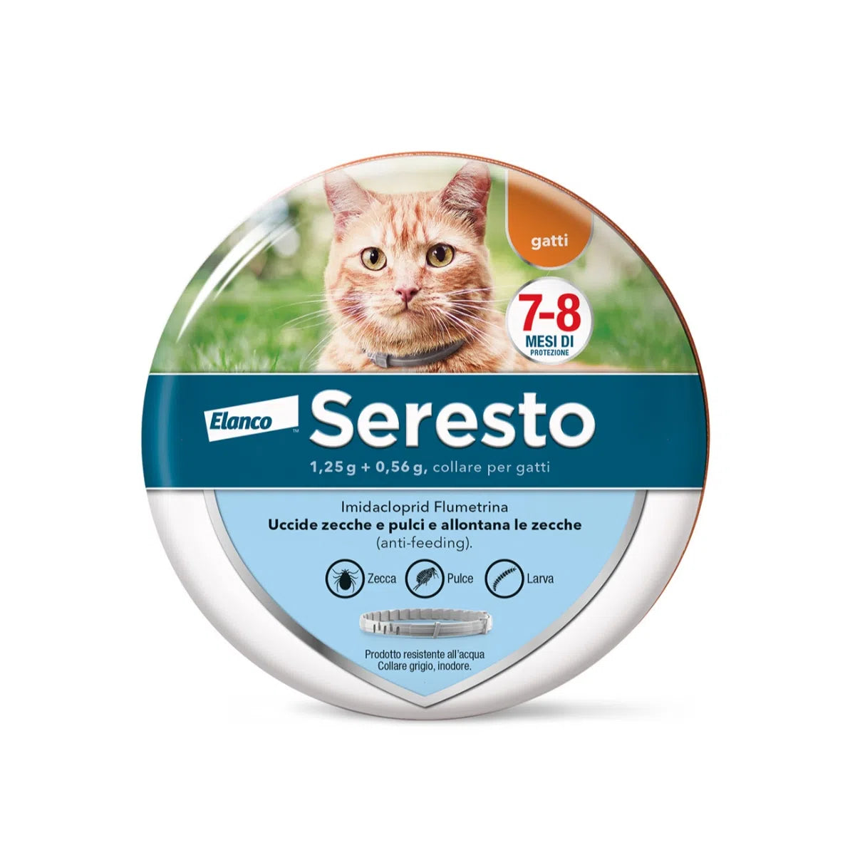 Seresto collare gatto regolabile fino a 38 cm