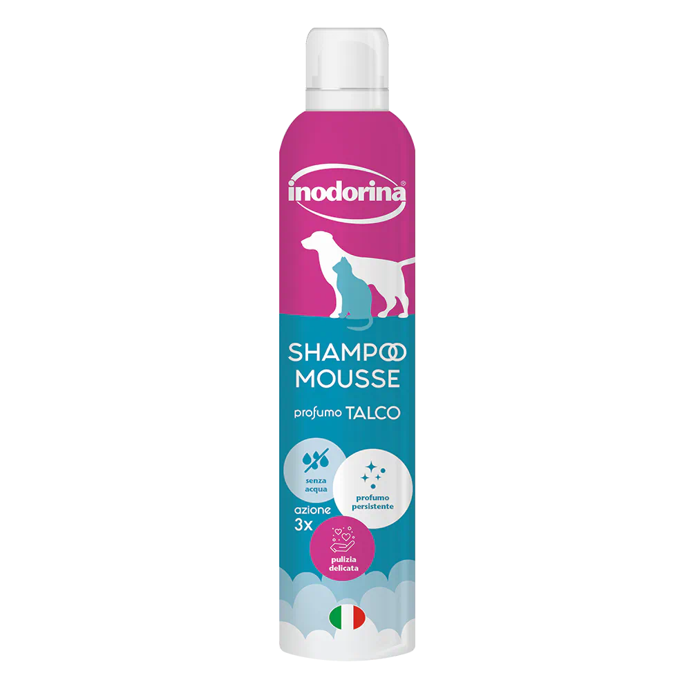 Shampoo Mousse profumo Talco - Inodorina