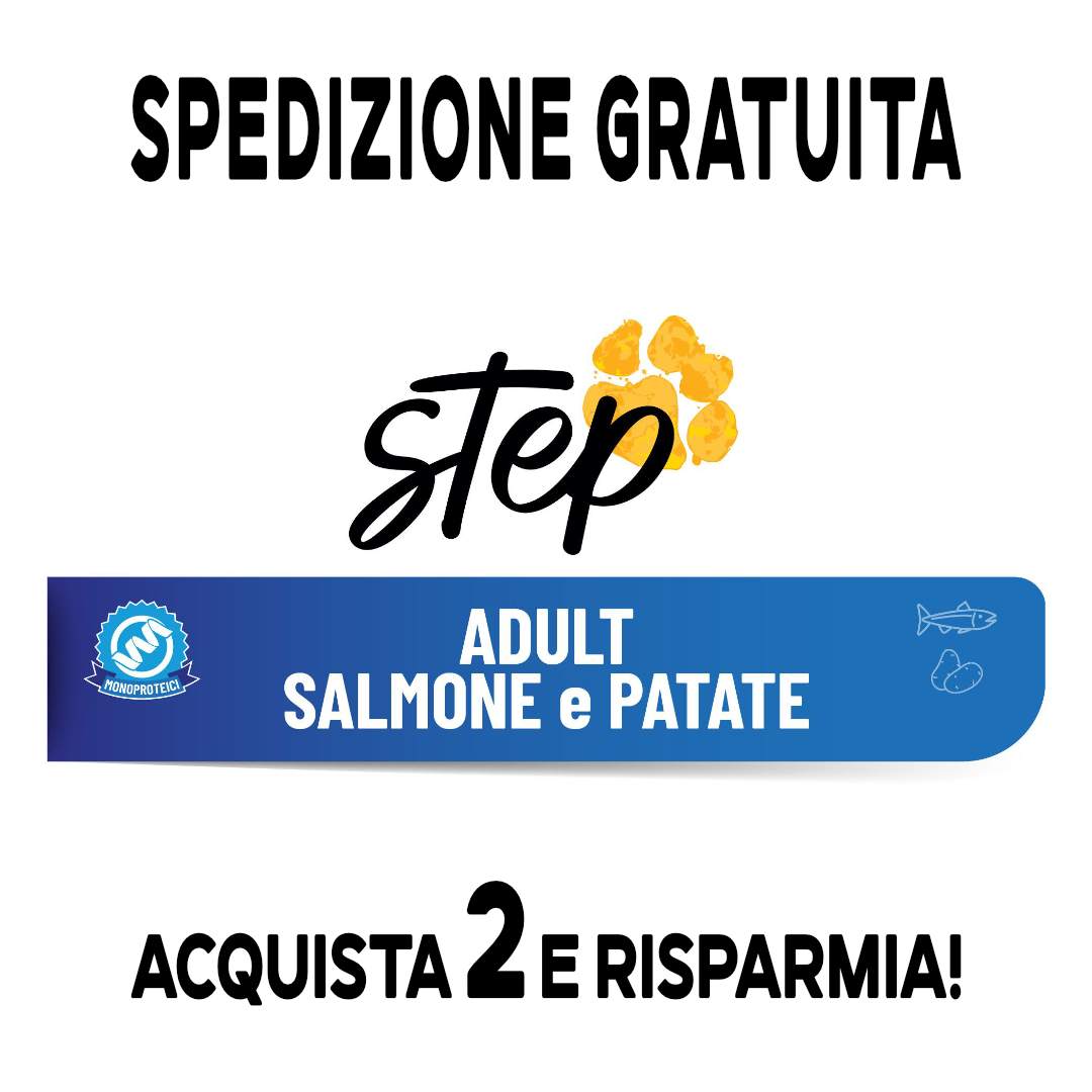 Monoproteico - ADULT SALMON and POTATOES - made in Italy