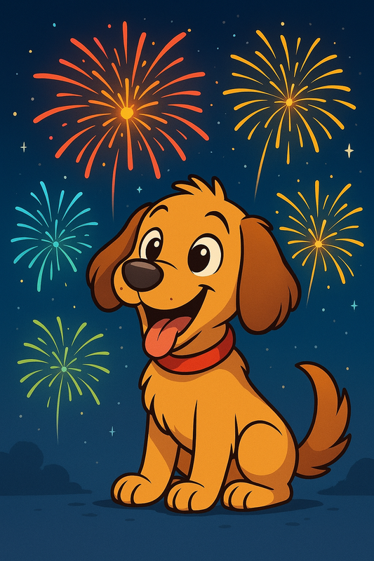 “Paura dei fuochi d’artificio? Come preparare il tuo cane per un Capodanno sereno”