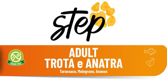 STEP - Grain Free - ADULT TROTA e ANATRA - 15Kg