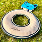 FunnyZoo - Suede Frisbee with coconut fiber rope inside