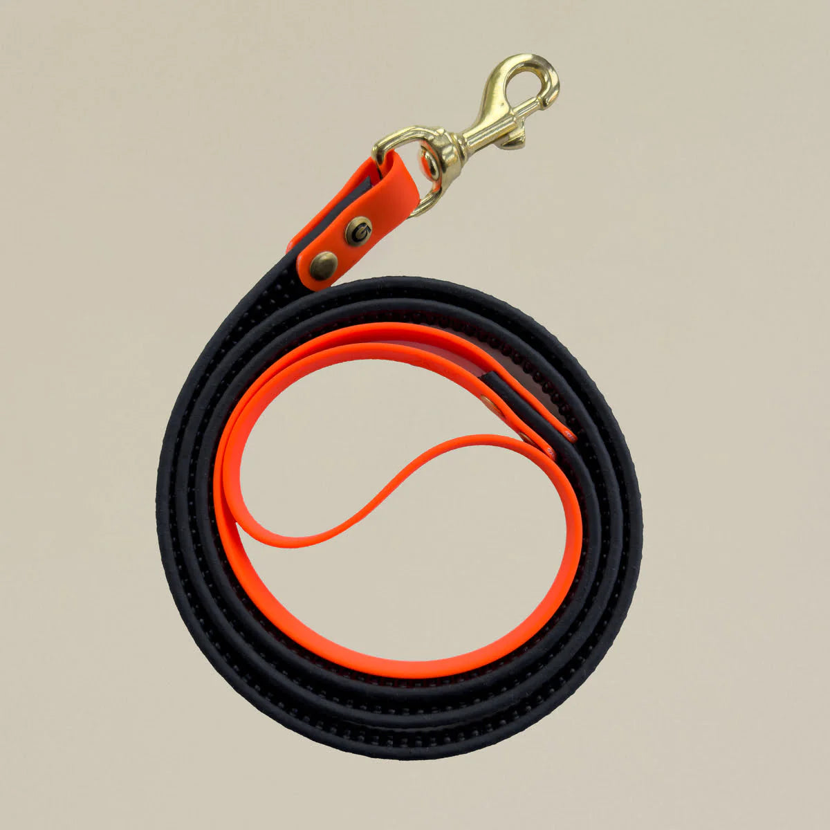 GULA - BRIGHT ORANGE LEASH - BIOTHANE - 125CM