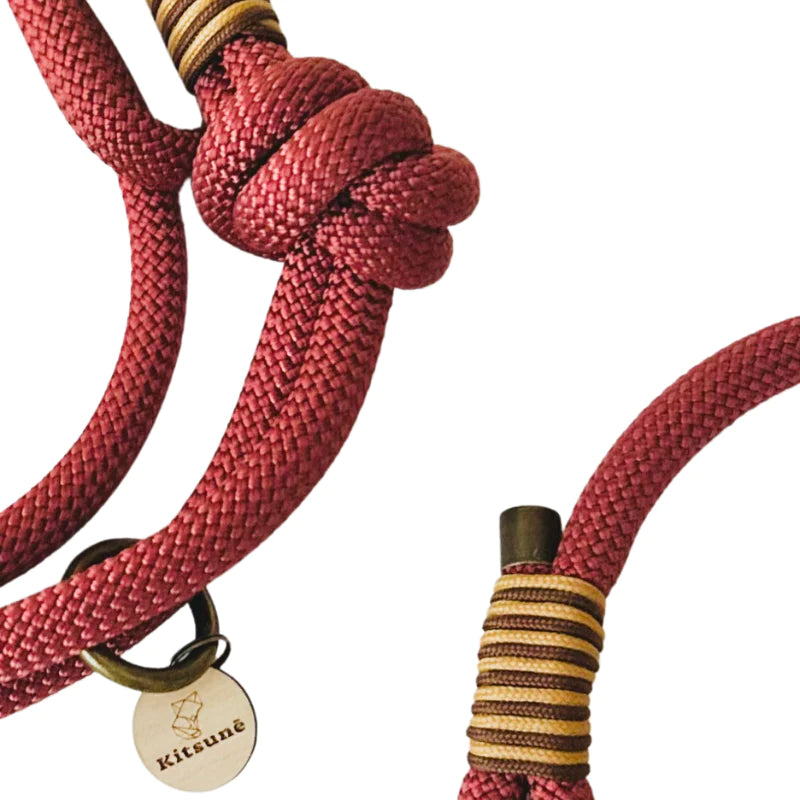 Hands-free dog leash - paracord - SAHARA - 1.65m