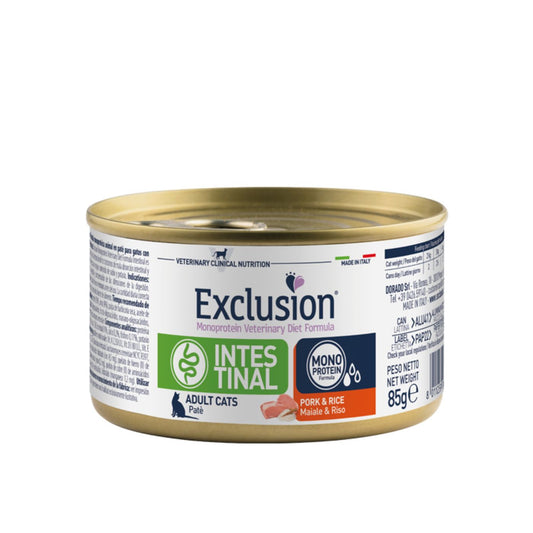 Exclusion Diet Cat Intestinal Pork and Rice 85gr - Single Protein Wet Food - Cats