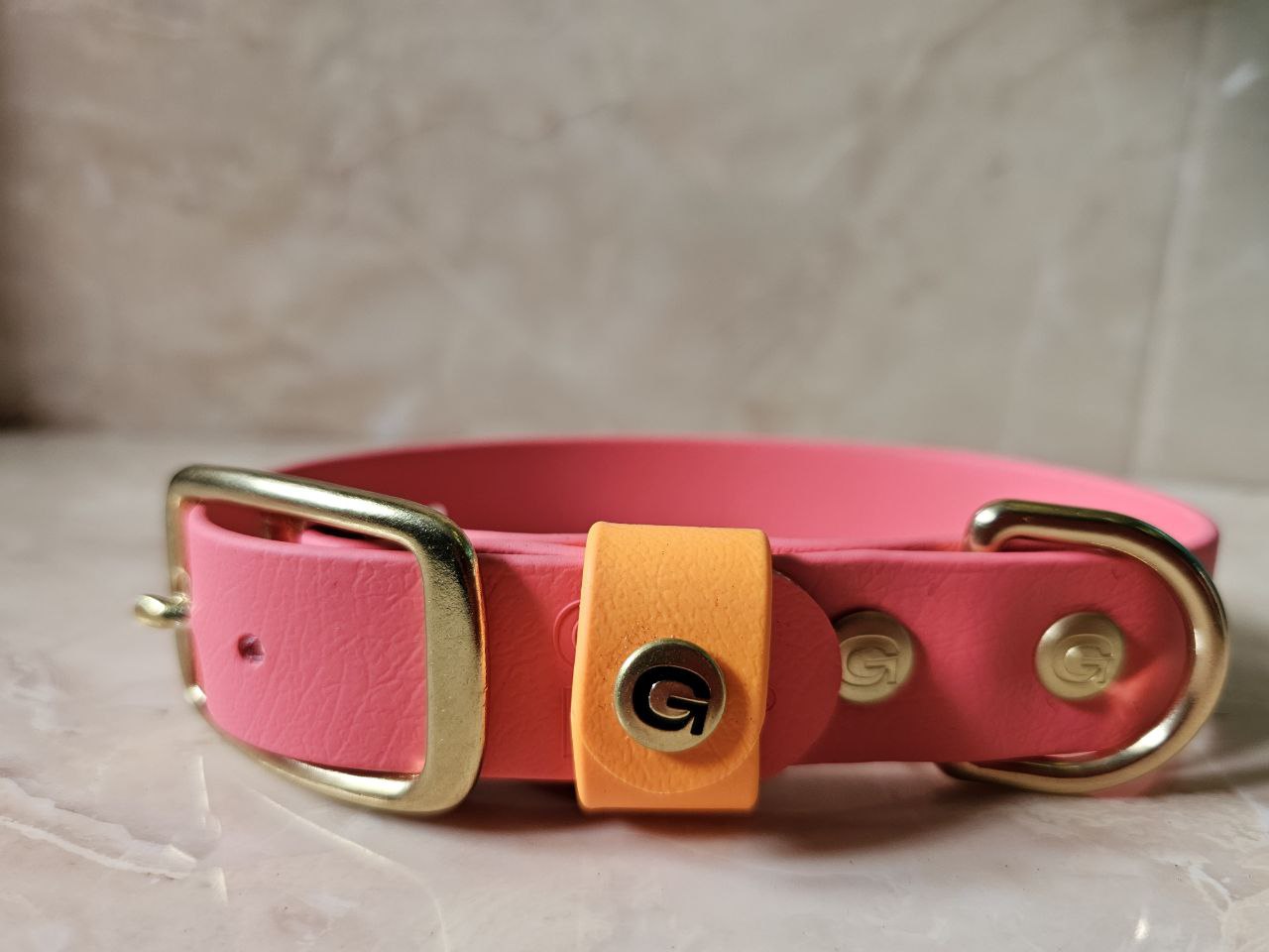 GULA - PINK COLLAR - 25mm - S, M, L, XL