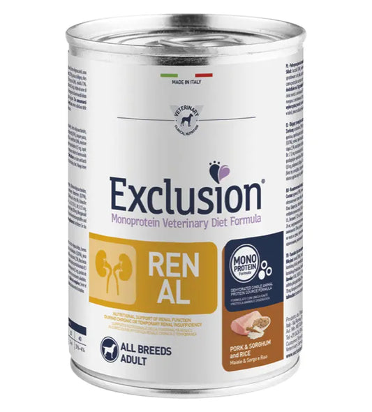 Exclusion - Veterinary Diet Canine - Renal - 400gr - pork, sorghum and rice