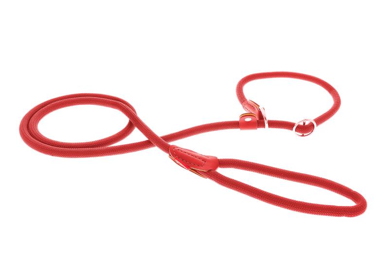 FERRIBIELLA ROUND ROPE LEASH WITH COLLAR (10MM. / 183 CM.)