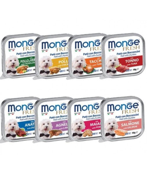 Monge fresh - cane adulto - umido - 100 gr - 32 pz