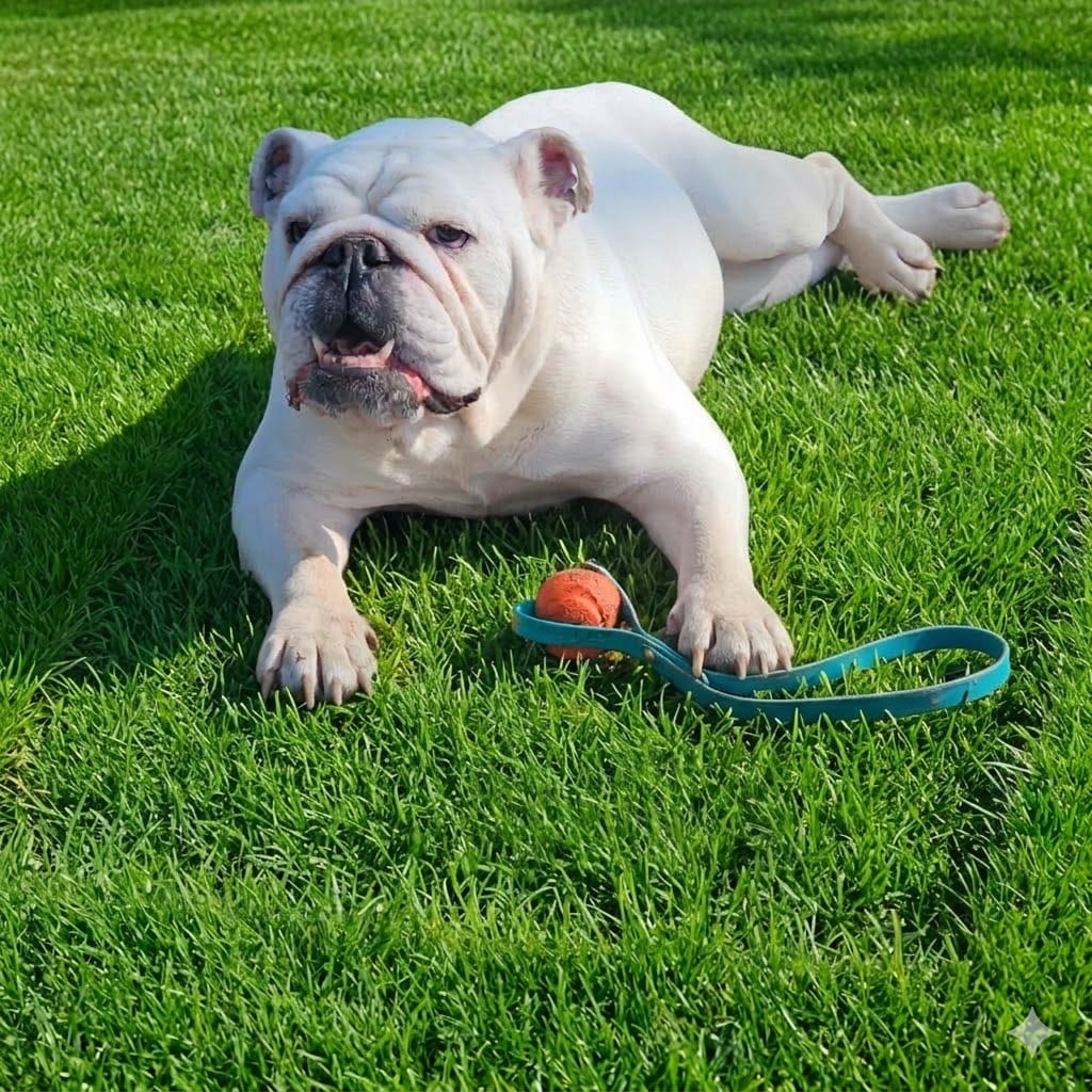 Palla con manico in Biothane – Gioco interattivo per cani - taglia media