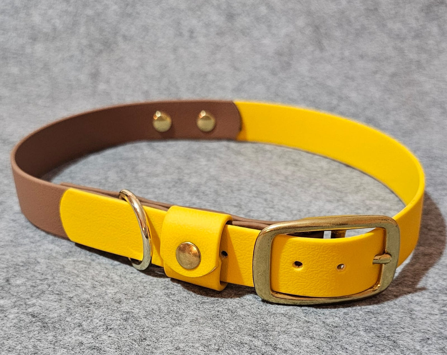 Collare Bicolore - personalizzabile - artigianale