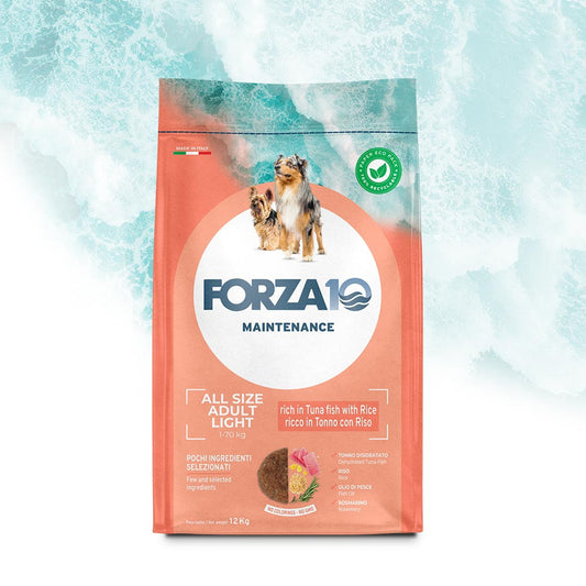 Forza10 Maintenance Light All Breeds con Tonno e Riso - Adult - Medium - 12 kg
