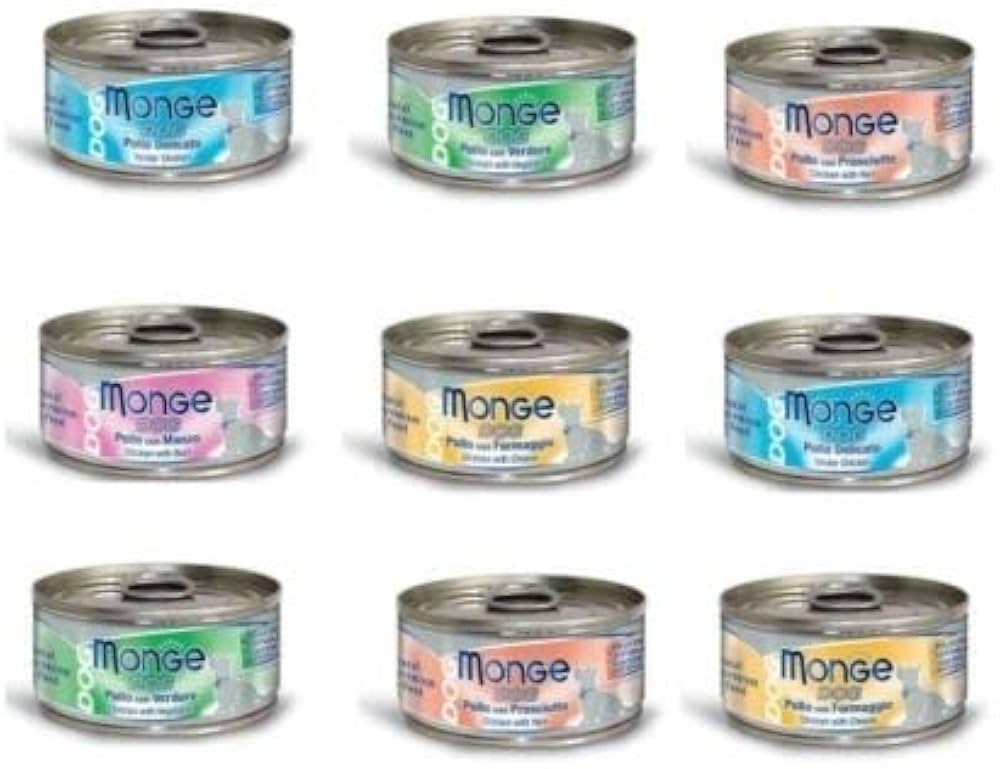Monge Dog Food - Natural - 95g - 48 Cans