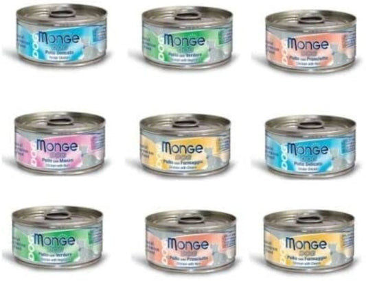 Monge cani - natural  - 95 gr - 48 scatolette