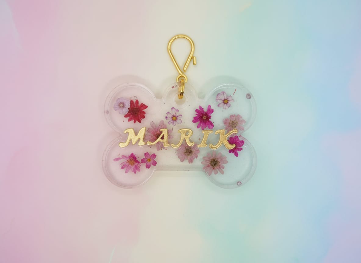 Medaglietta personalizzabile in resina