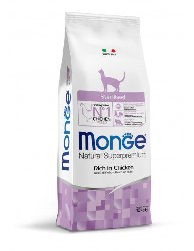 Monge natural superpremium - sterilised - vari gusti - 10 kg