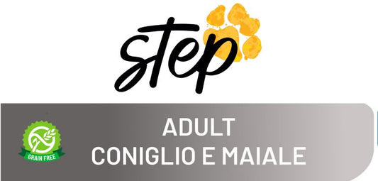 Step adult -grain free - maiale e coniglio