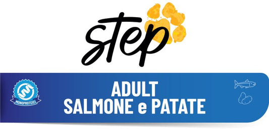 Step salmone e patate - monoproteico  - 15 kg- adult