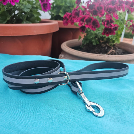 Guinzaglio cane in Biothane riflettente catarifrangente | Nightwalk by Patforpet