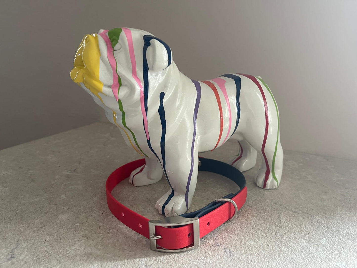 Collare monocolore- artigianale  - personalizzabile