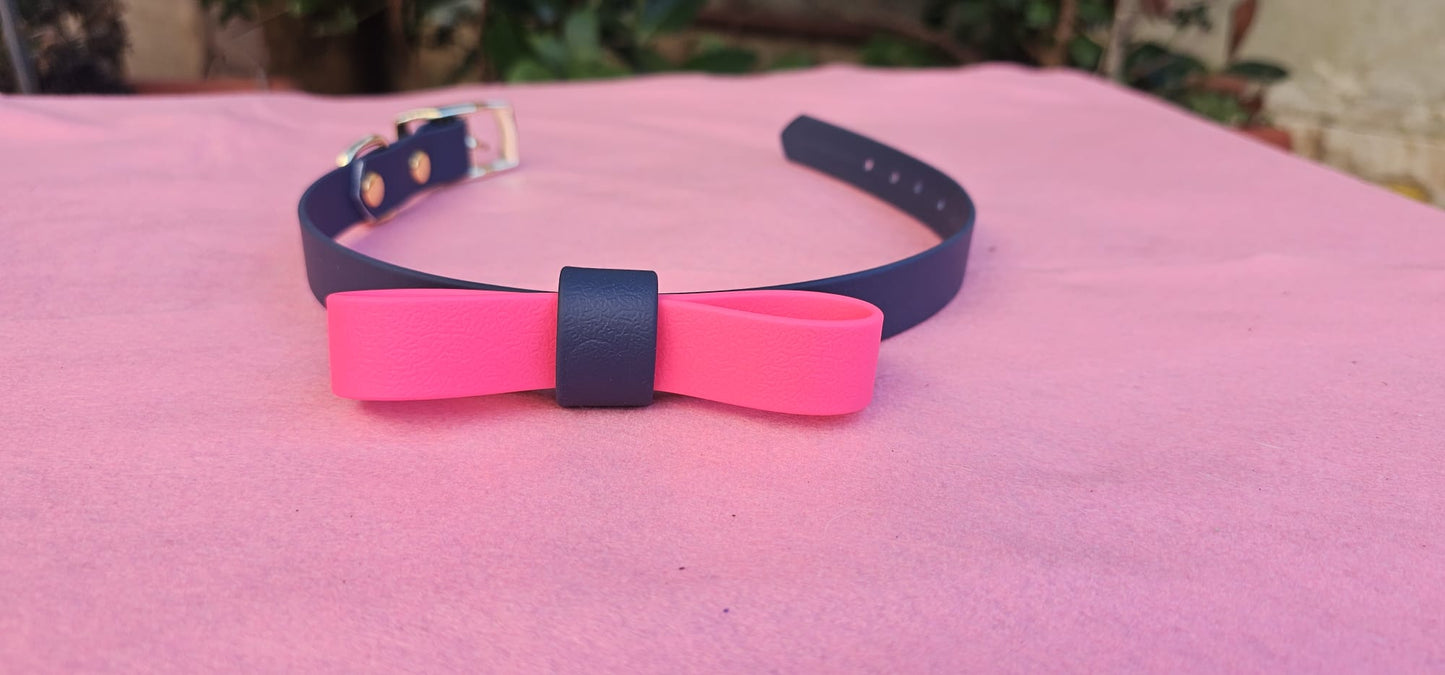 Collare modulare con fiocchi removibili