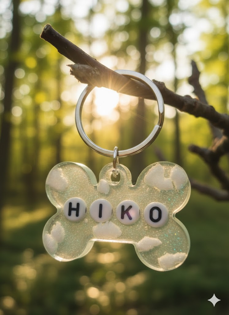 Medaglietta personalizzabile in resina