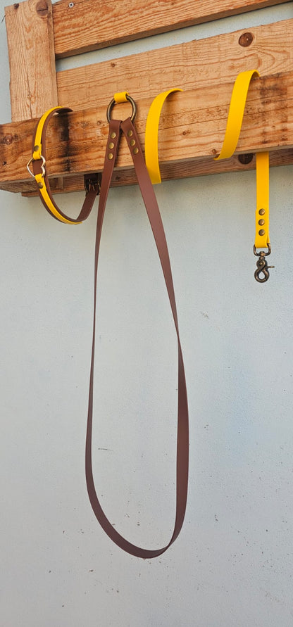 Guinzaglio mani libere - hand free - pvc coated o biothane - fisso