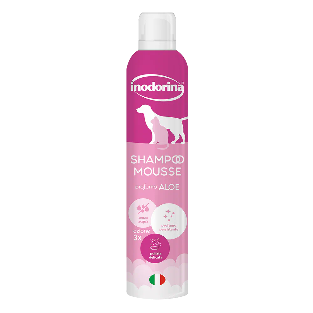 Shampoo Mousse Aloe Vera Perfume - Inodorina 