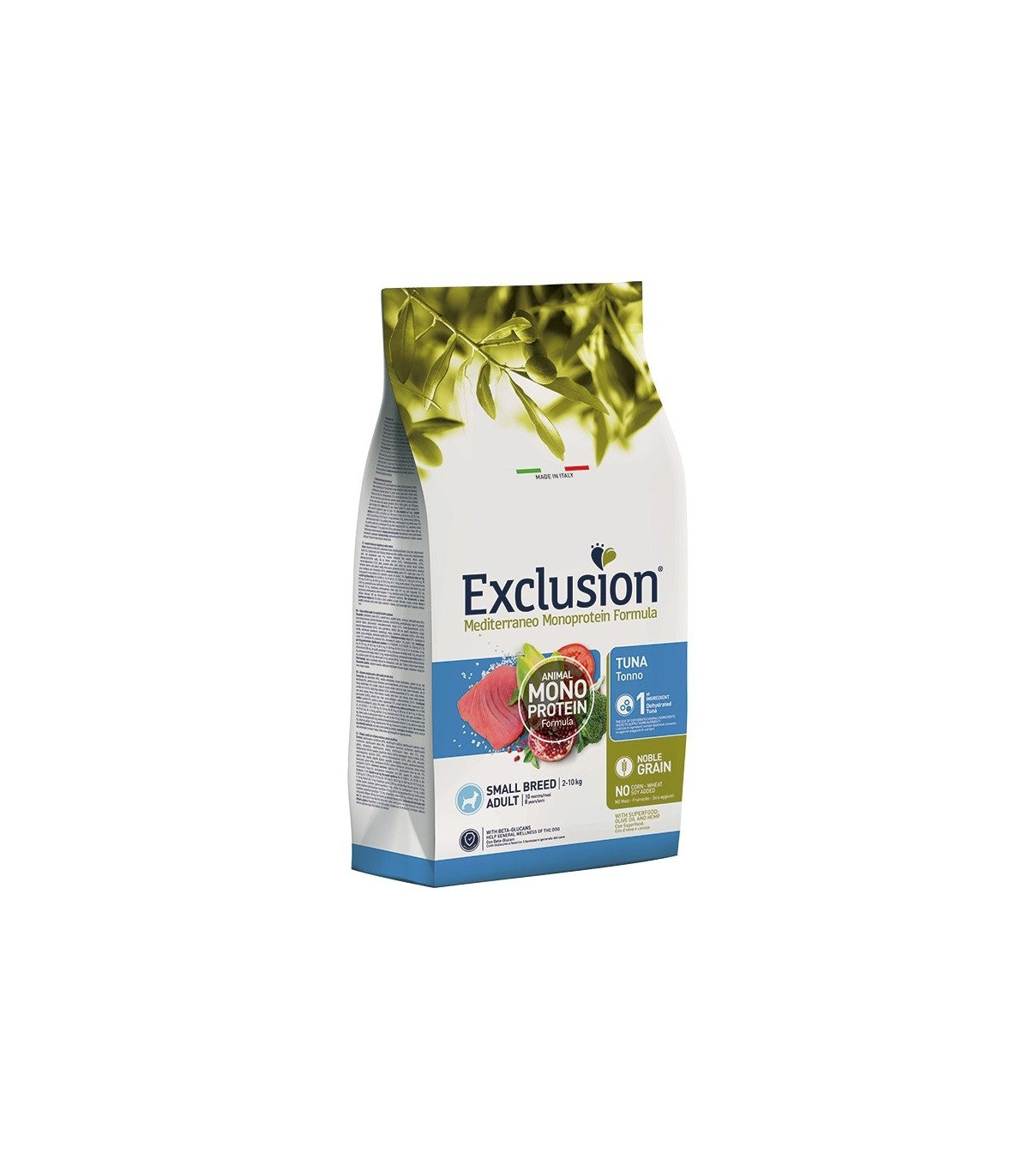 Exclusion Mediterranean adult small breed tuna 2 kg and 7 kg