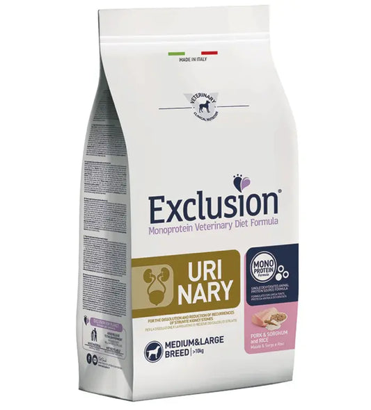 Exclusion - Veterinary Diet Canine - Urinary - Medium/Large - 2kg e 12 kg