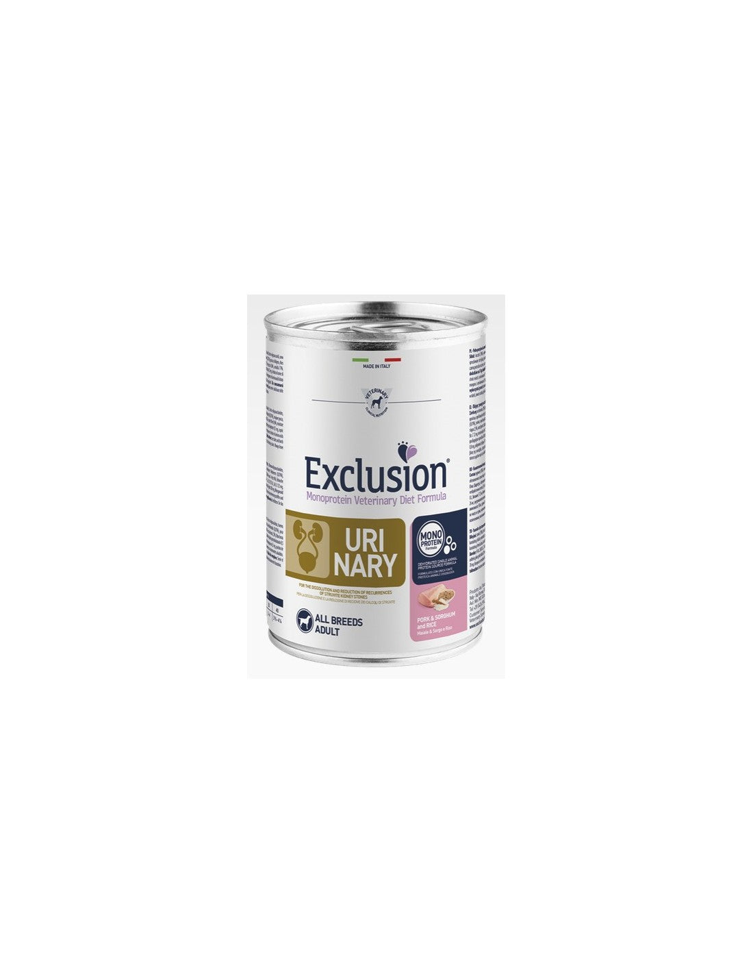 Exclusion Diet Urinary Pork and Sorghum gr 400 - Dietetic Food For Dogs